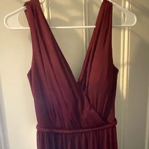 Burgundy Bridesmaid Dress